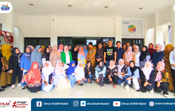 DKUKM Terus Dorong Peningkatan Literiasi Keuangan Pelaku UMKM Melalui Program Ruko PLUT Babel