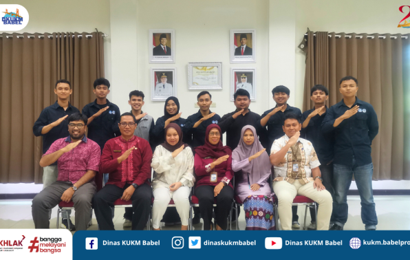 DKUKM Babel Lepas 10 Mahasiswa Magang UBB