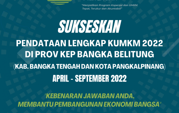 Ayo Sukseskan Pendataan Lengkap KUMKM Tahun 2022