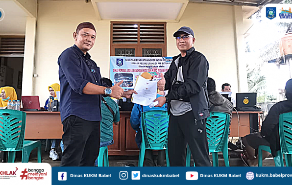 Dinas KUKM Dorong Percepat UMKM Miliki NIB