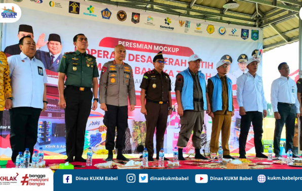 393 Kopdes Merah Putih di Babel Resmi Diluncurkan dan Siap Majukan Ekonomi Desa