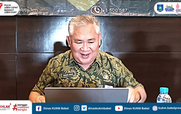 Kadis KUKM Buka Webinar Aspek Perpajakan dan Akuntansi Serta Digitalisasi untuk UMKM