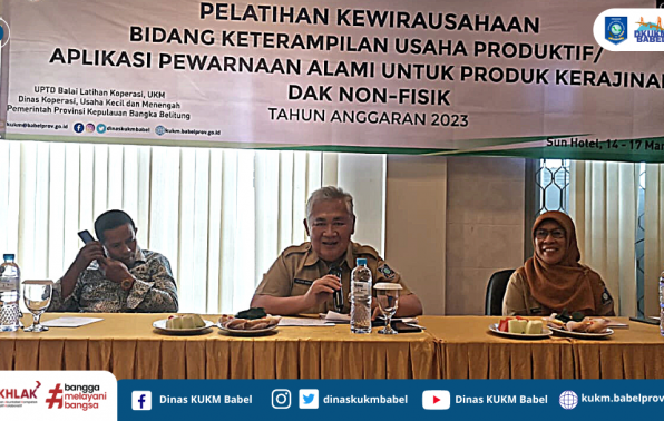 30 UMKM Ikuti Pelatihan Aplikasi Pewarna Alami Untuk Produk Kerajinan