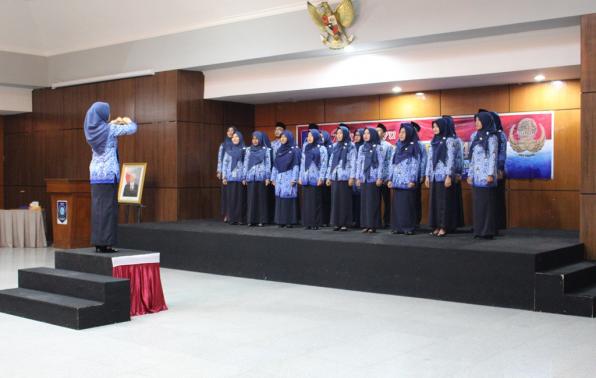 Regu Paduan Suara BKD Tampil Memukau