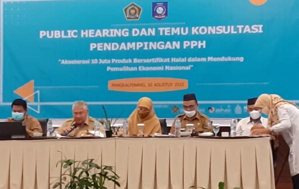 2357 UKM di Babel telah Bersertifikat Halal