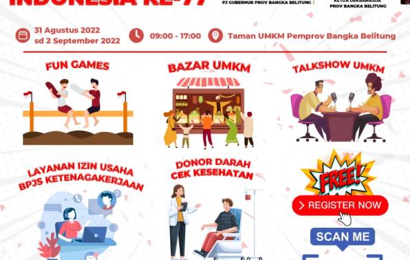 Jangan Lewatkan, Gebyar HUT UMKM di Taman UMKM Babel