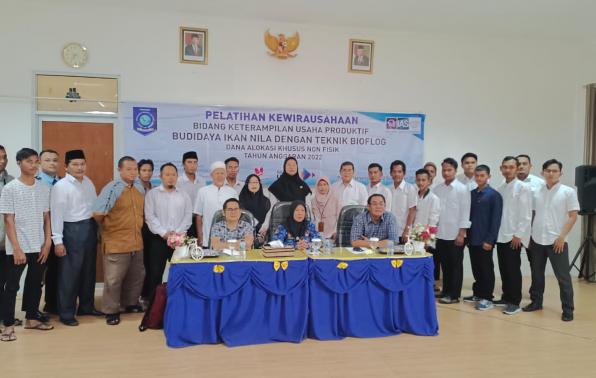 DKUKM Babel Latih 30 UMKM Budidayakan Ikan Nila dengan Teknik Bioflok