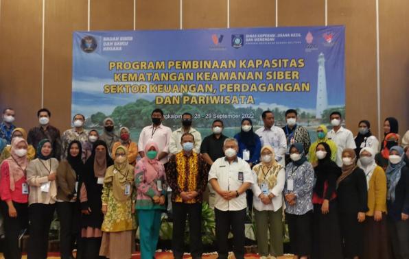 BSSN Berikan Workshop Program Paman Kami bagi UMKM Babel