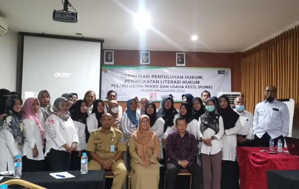Dorong Peningkatan Literasi Hukum bagi PUMK, DKUKM Gelar Sosialisasi Penyuluhan Hukum