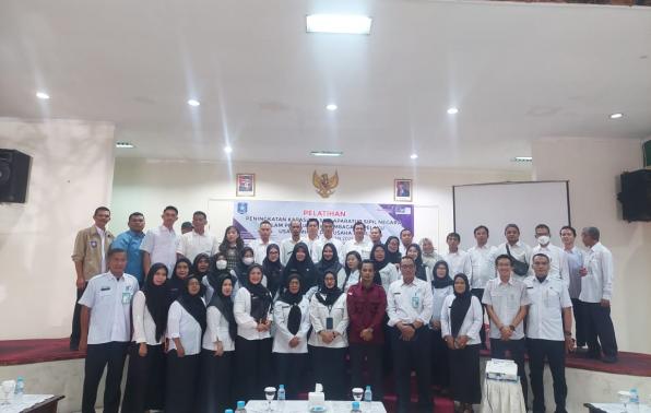 Plt Kadis Buka Pelatihan Peningkatan Kapasitas SDM ASN dalam Penguatan Kelembagaan UMK