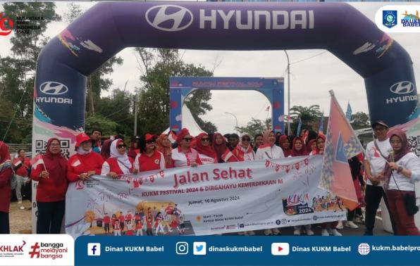 Jalan Sehat Berlangsung Meriah dan Bertabur Hadiah