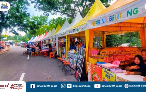 100 UMKM Ikuti Bazar UMKM Hari Jadi ke- 24. Prov Kep Babel