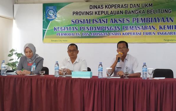 Dinas KUKM Gelar Sosialisasi Akses Pembiayaan Bagi Koperasi