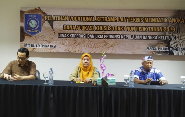 Tingkatkan Kualitas SDM, DKUKM Gelar Pelatihan Vocational Keterampilan Teknis
