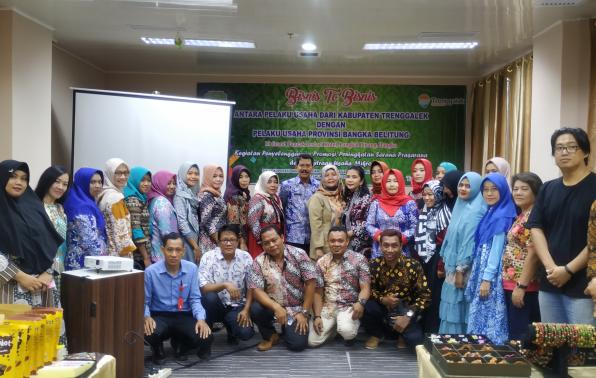 Pelaku Usaha Babel-Trenggalek Jajaki dan Bangun Kemitraan Melalui B2B