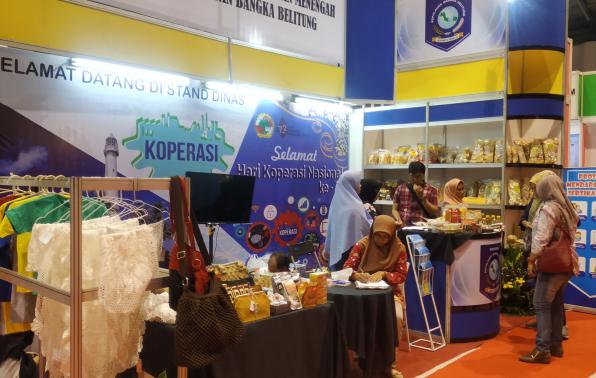 Dinas KUKM Babel Ikuti Harkopnas Expo 2019