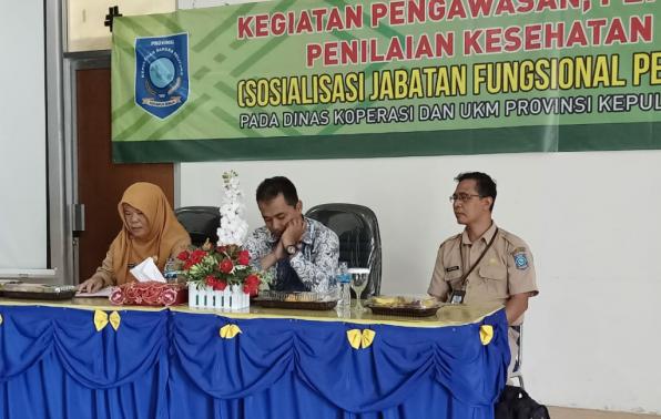 DKUKM Gelar Sosialisasi JFT Pengawas Koperasi