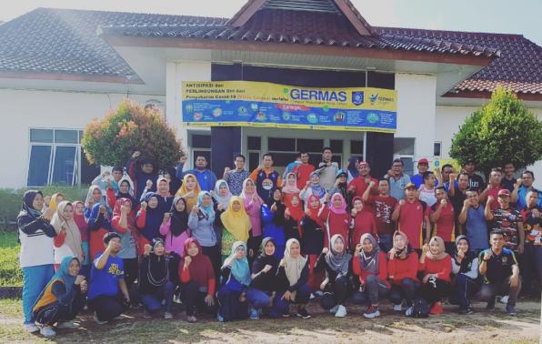 Antisipasi Wabah Covid -19, Dinas KUKM Gelar Aksi Germas di Riau Silip