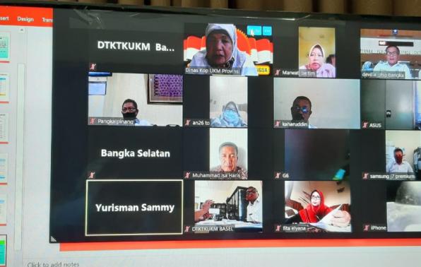 Sinergikan Data KUMKM Terdampak Covid-19, Dinas KUKM Gelar Rapat Dengan Kab/Kota