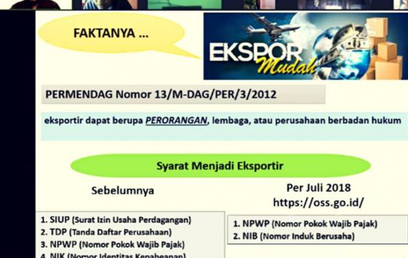 Nur Hidayat : Eksport Itu Mudah