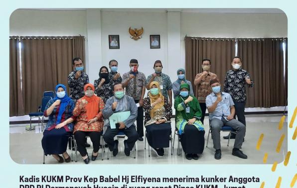 Dinas KUKM Menerima Kunker Anggota DPD RI 