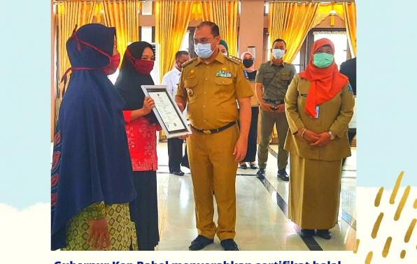 Gubernur : Sertifikat Halal Komponen Penting bagi Kemajuan Usaha Pelaku UMKM