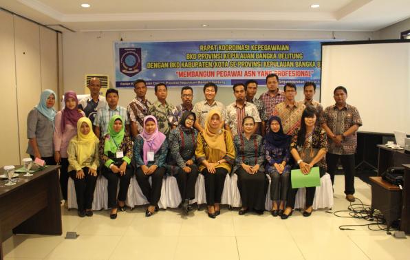 Rakor BKD Se-Babel Hasilkan 7 Kesepahaman