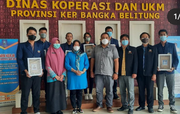 Sekretaris DKUKM Melepas Mahasiswa Magang Kampus Merdeka ISB ATMA LUHUR
