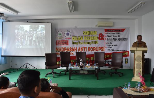 Di UBB, Gubernur Minta Mahasiswa Bangun Babel Bersih dan Berintegritas