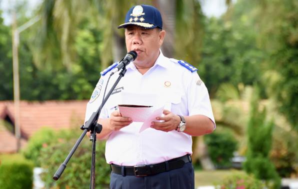 Wagub Hidayat Arsani Pimpin Upacara Hari Perhubungan