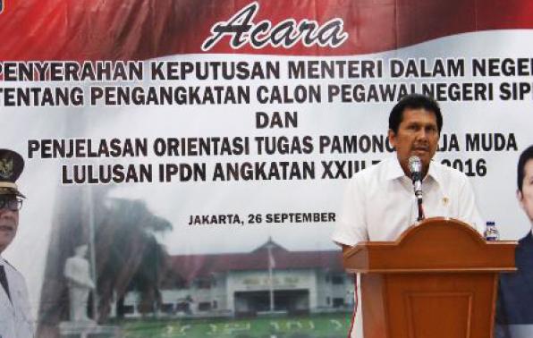 CPNS Lulusan IPDN Diharap Laksanakan Tugas Sesuai Kompetensi