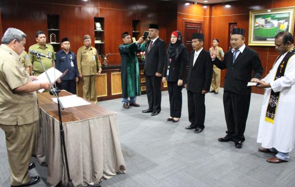 Sekda Lantik Pejabat Esselon IV