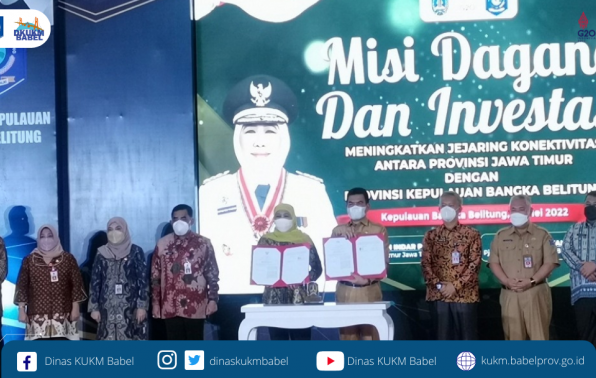Majukan Perekonomian Dua Daerah, Jatim-Babel Tandatangani MoU