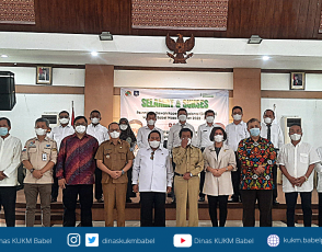 Pelantikan Dewan Koperasi Wilayah Babel masa Jabatan 2022-2027