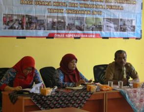 Rapat Teknis Kegiatan Pendampingan Perijinan Bagi Usaha Kecil dan Wirausaha Pemula di Kab Belitung